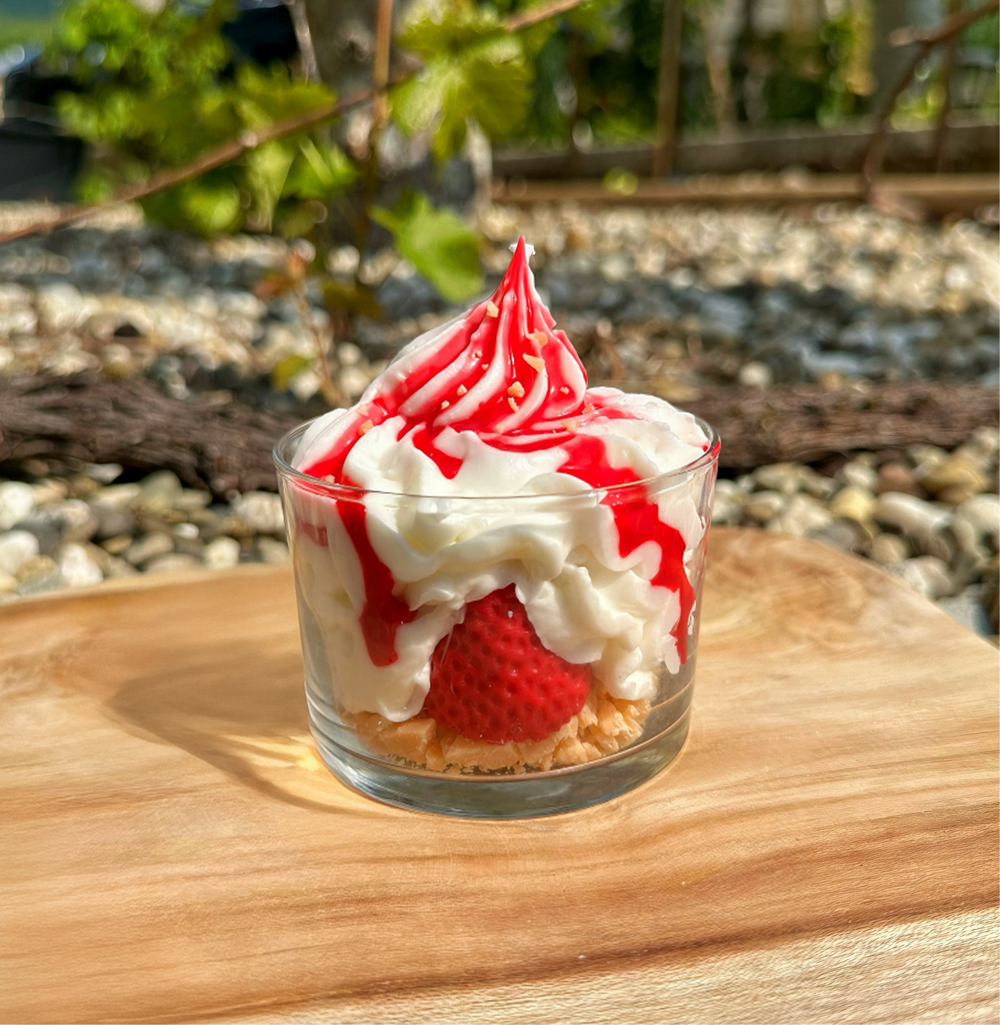 Bougie fraise des bois