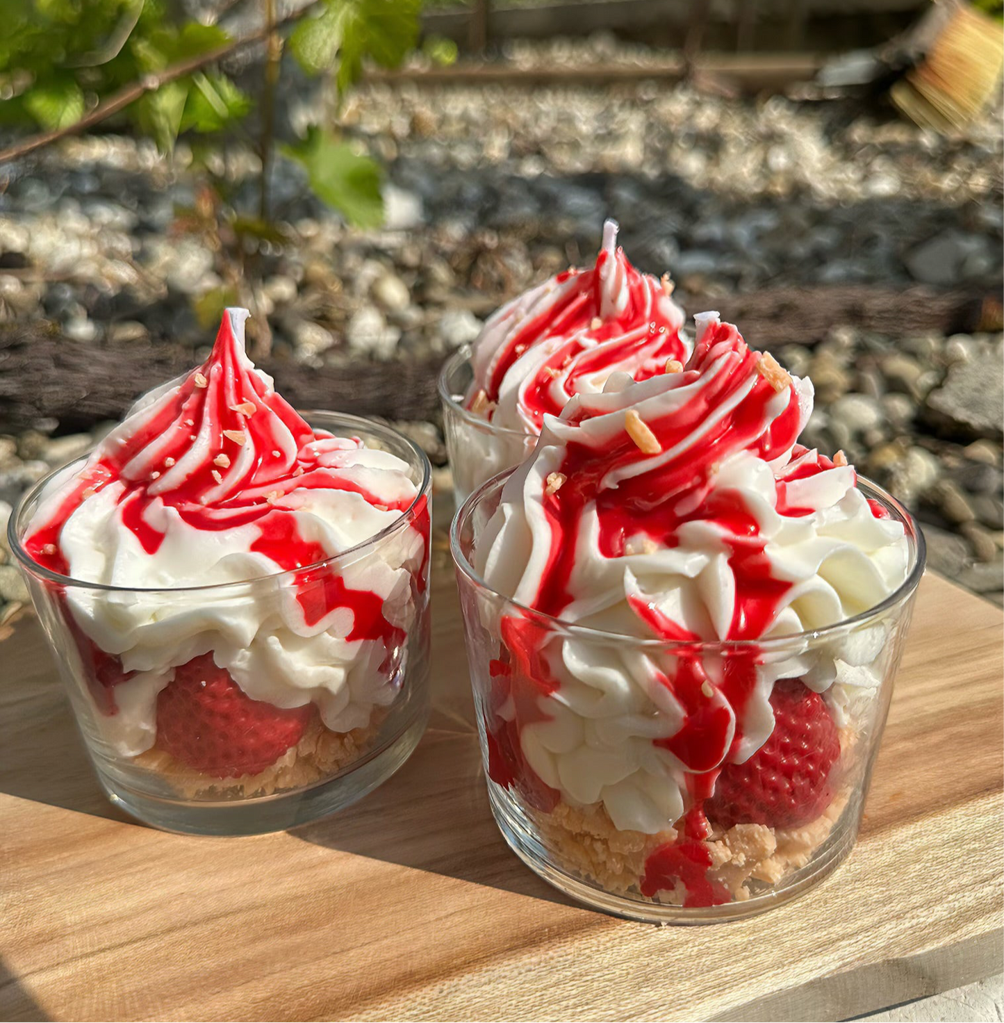 Bougie fraise des bois