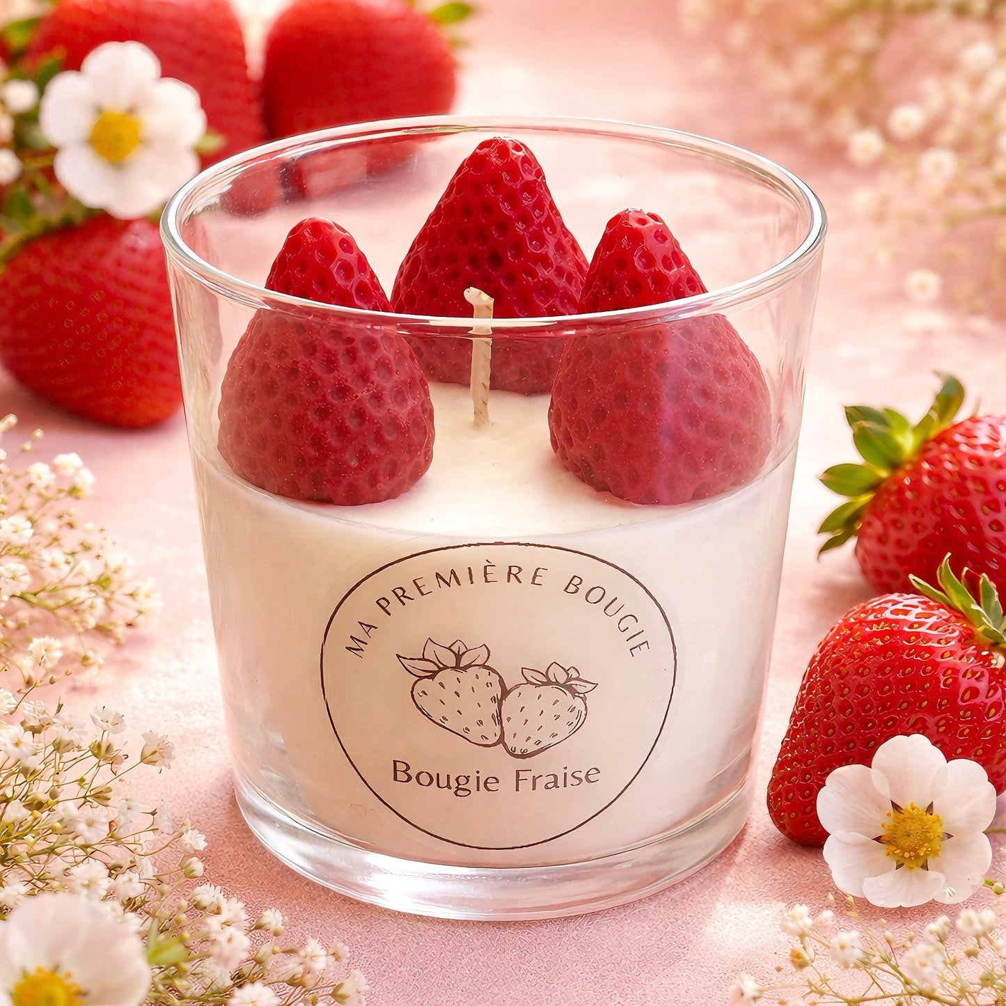 Bougie Fraise